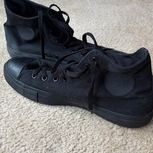 Converse All Black High-Tops